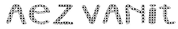 AEZ Vanity font preview